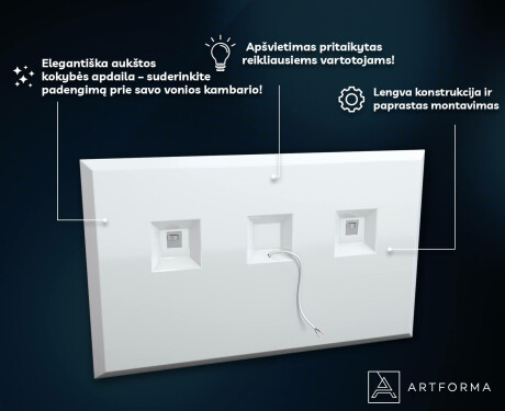 Veidrodis LED - slimline l77 #3