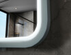 Apvalintas LED veidrodis su lakuotu MDF rėmu L305 #6