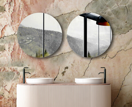 Sieninis apvalūs veidrodis L203 #6