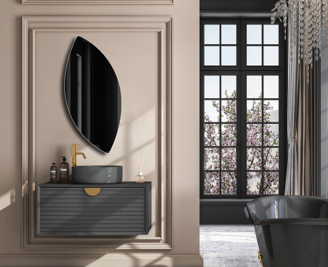 Sieninis netaisyklingos vertikalus veidrodis L214 #4