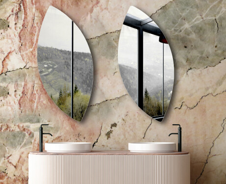 Sieninis netaisyklingos vertikalus veidrodis L214 #6