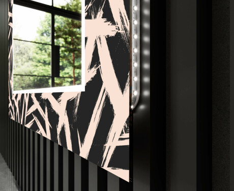 Dekoratyvinis veidrodis su LED apšvietimu valgomajam - lines #11