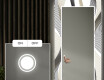 Dekoratyvinis veidrodis su LED apšvietimu prieškambariui - waves #4