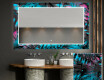 Apšviečiamas dekoratyvinis veidrodis voniai - fluo tropic