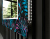 Apšviečiamas dekoratyvinis veidrodis voniai - fluo tropic #11