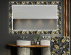 Apšviečiamas dekoratyvinis veidrodis voniai - goldy palm #1