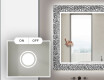 Apšviečiamas dekoratyvinis veidrodis voniai - letters #4