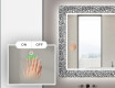 Apšviečiamas dekoratyvinis veidrodis voniai - letters #5