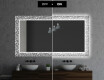 Apšviečiamas dekoratyvinis veidrodis voniai - letters #7