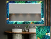 Apšviečiamas dekoratyvinis veidrodis voniai - tropical