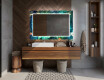 Apšviečiamas dekoratyvinis veidrodis voniai - tropical #12