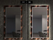 Dekoratyvinis veidrodis su LED apšvietimu valgomajam - dandelion #7