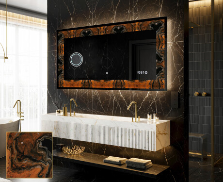 Apšviečiamas dekoratyvinis veidrodis LED - Mosaic Dreams