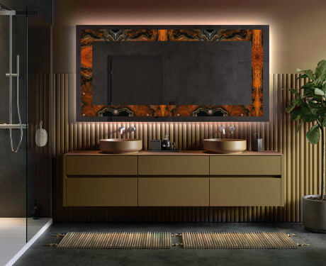 Apšviečiamas dekoratyvinis veidrodis LED - Mosaic Dreams #5