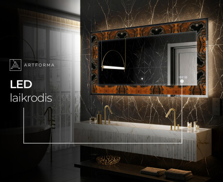 Apšviečiamas dekoratyvinis veidrodis LED - Mosaic Dreams #6