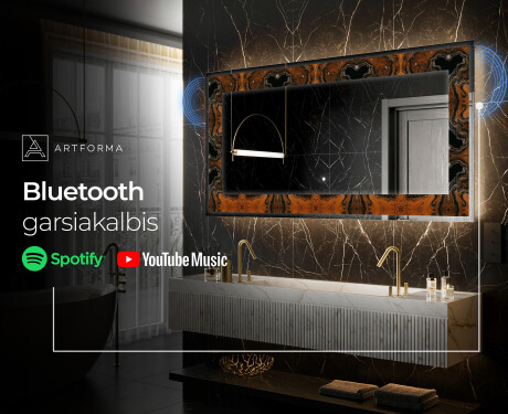 Apšviečiamas dekoratyvinis veidrodis LED - Mosaic Dreams #7