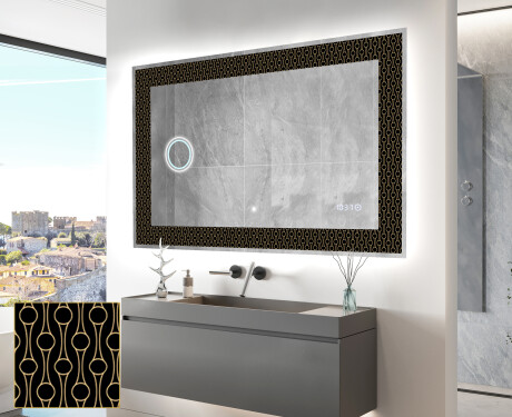 Apšviečiamas dekoratyvinis veidrodis LED - Nordic Charm