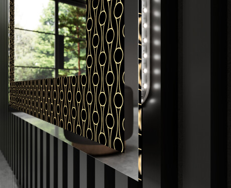 Apšviečiamas dekoratyvinis veidrodis LED - Nordic Charm #3