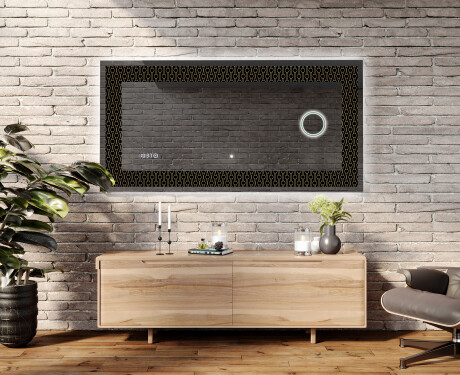 Apšviečiamas dekoratyvinis veidrodis LED - Nordic Charm #5