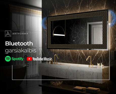 Apšviečiamas dekoratyvinis veidrodis LED - Nordic Charm #7