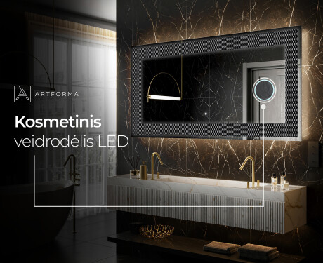 Apšviečiamas dekoratyvinis veidrodis LED - Modern Masterpiece #7
