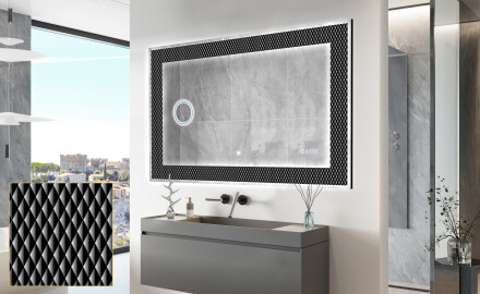Apšviečiamas dekoratyvinis veidrodis LED - Modern Masterpiece