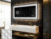Apšviečiamas dekoratyvinis veidrodis LED - Marble Uplift