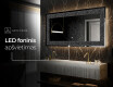 Apšviečiamas dekoratyvinis veidrodis LED - Dark Elegance #6