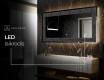 Apšviečiamas dekoratyvinis veidrodis LED - Dark Elegance #8