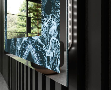 Apšviečiamas dekoratyvinis veidrodis LED - Oceanic Madness #3