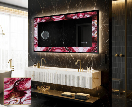 Apšviečiamas dekoratyvinis veidrodis LED - Ruby Rhythms