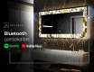 Apšviečiamas dekoratyvinis veidrodis LED - Golden Streaks #7