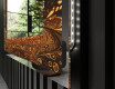 Apšviečiamas dekoratyvinis veidrodis LED - Amber Shell #3