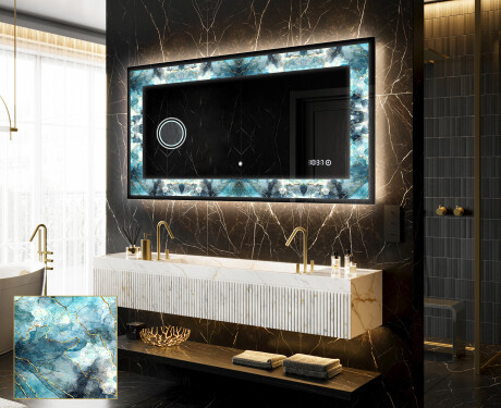 Apšviečiamas dekoratyvinis veidrodis LED - Sapphire Reflections