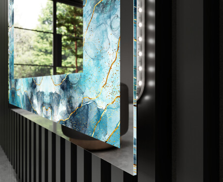 Apšviečiamas dekoratyvinis veidrodis LED - Sapphire Reflections #3