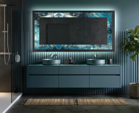 Apšviečiamas dekoratyvinis veidrodis LED - Sapphire Reflections #5