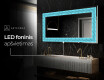Apšviečiamas dekoratyvinis veidrodis LED - Divergent Lines #6