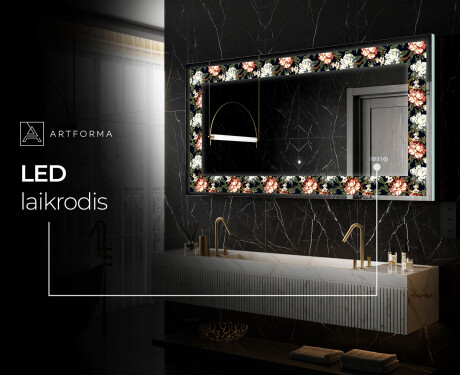 Apšviečiamas dekoratyvinis veidrodis LED - Plant Rhythms #5
