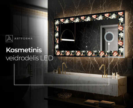 Apšviečiamas dekoratyvinis veidrodis LED - Plant Rhythms #9