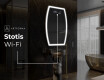 Netaisyklingos pakabinamas dekoratyvinis veidrodis M222 #7