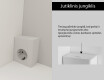 Vonios spintelė su LED veidrodžiu - Alphine White Mateo 70 x 60 cm #4