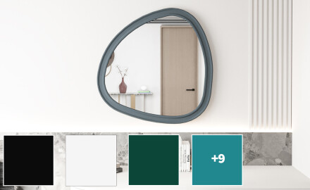 Netaisyklingas veidrodis su MDF rėmu L302