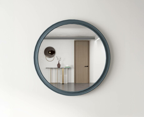 Apvalus veidrodis su MDF apdaila L300 #7