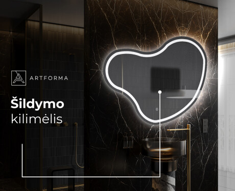 Dekoratyvinis veidrodis su led apsvietimu N223 #8
