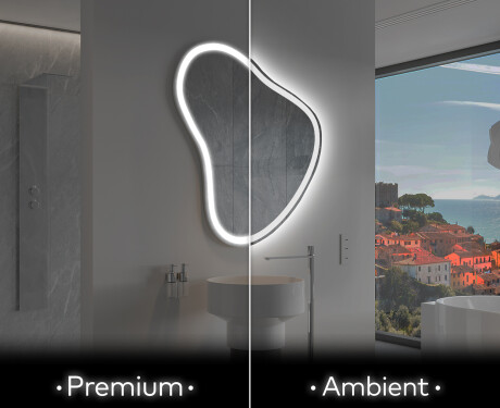 Dekoratyvinis veidrodis su LED apsvietimu V222