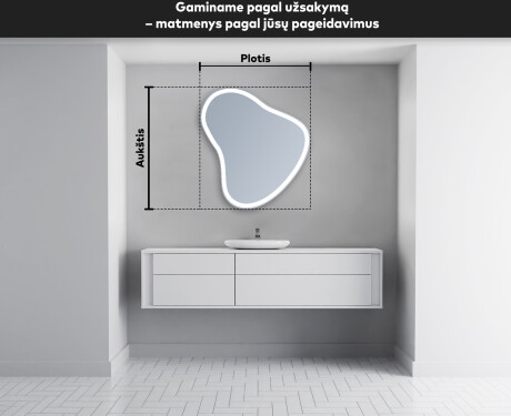Dekoratyvinis veidrodis su LED apsvietimu V222 #5