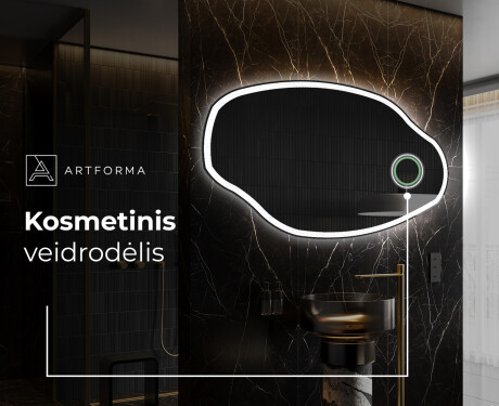 Dekoratyvinis veidrodis su led apsvietimu O222 #4