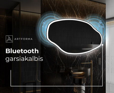 Dekoratyvinis veidrodis su led apsvietimu O222 #5