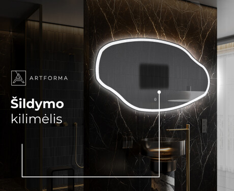 Dekoratyvinis veidrodis su led apsvietimu O222 #8