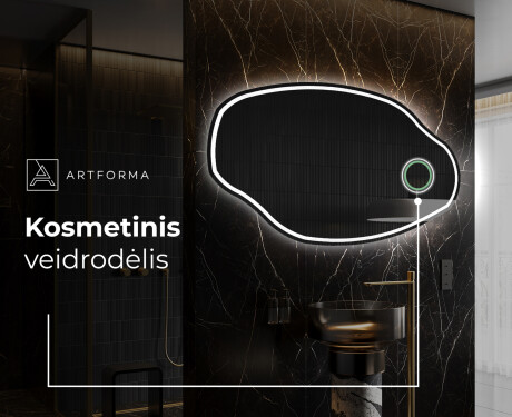 Dekoratyvinis veidrodis su led apsvietimu O223 #4
